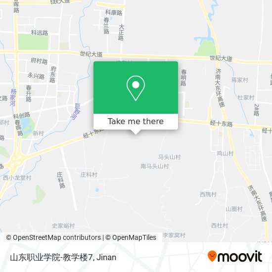 山东职业学院-教学楼7 map