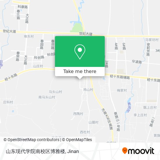 山东现代学院南校区博雅楼 map