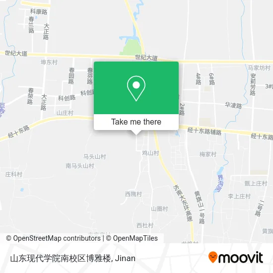 山东现代学院南校区博雅楼 map