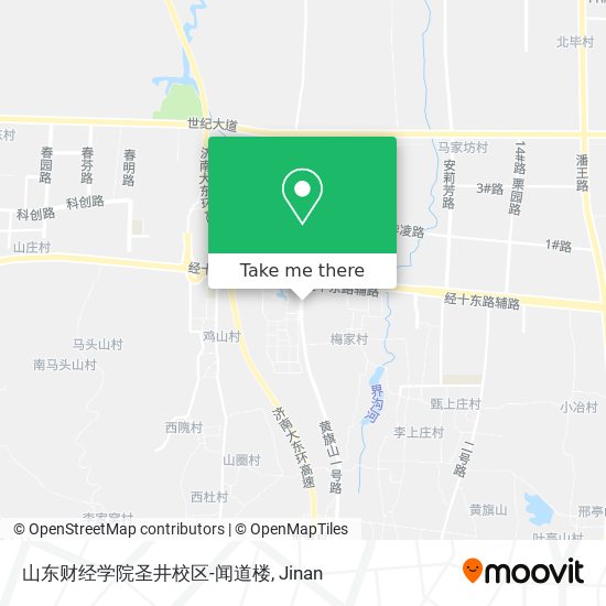 山东财经学院圣井校区-闻道楼 map