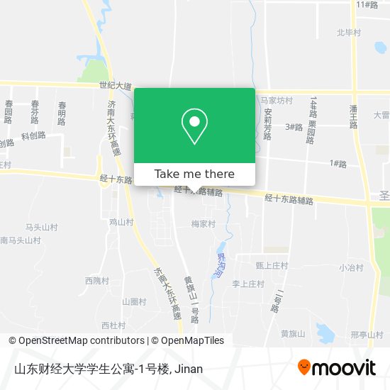 山东财经大学学生公寓-1号楼 map