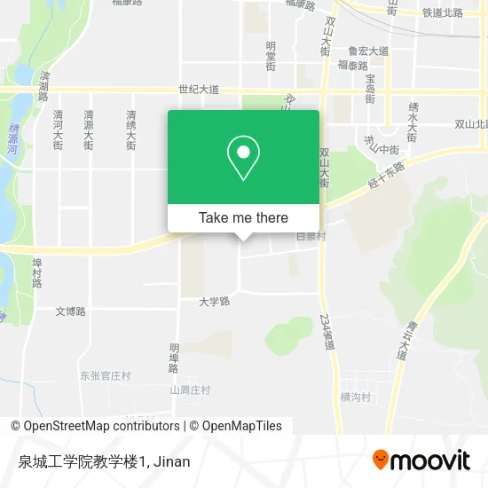 泉城工学院教学楼1 map