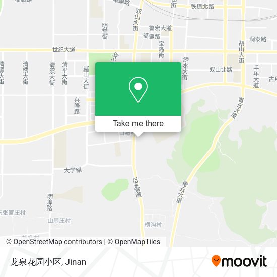 龙泉花园小区 map