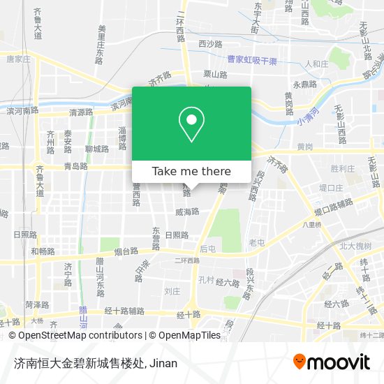 济南恒大金碧新城售楼处 map