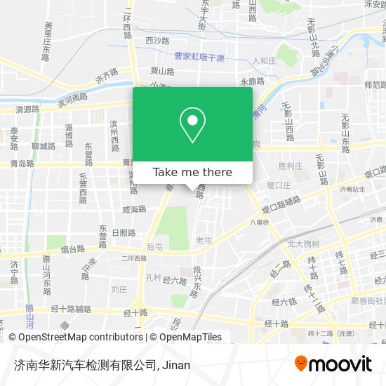 济南华新汽车检测有限公司 map