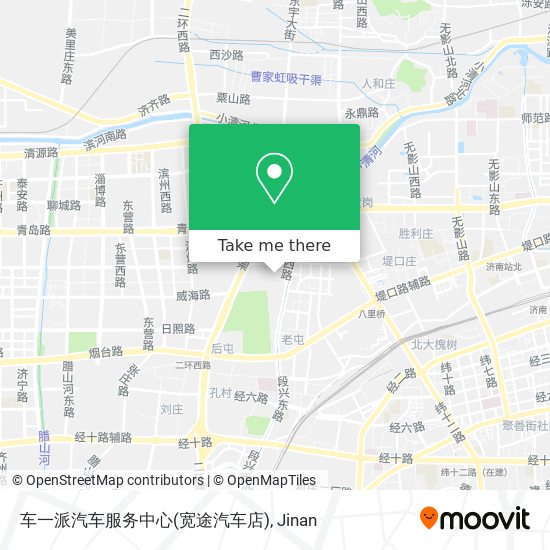 车一派汽车服务中心(宽途汽车店) map