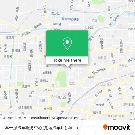 车一派汽车服务中心(宽途汽车店) map