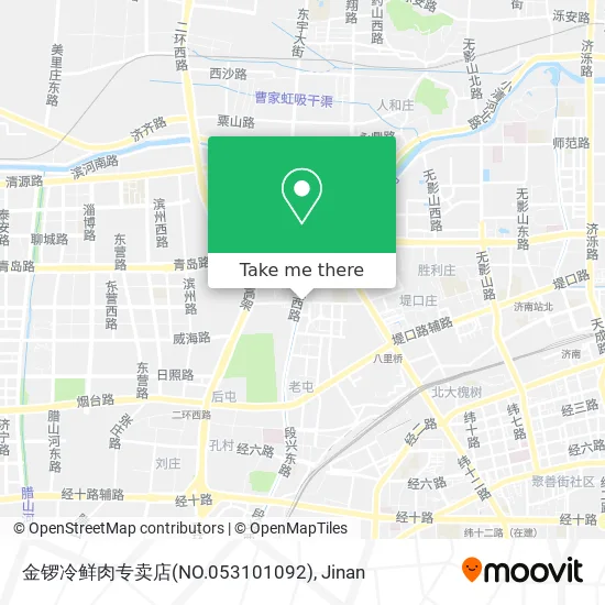 金锣冷鲜肉专卖店(NO.053101092) map
