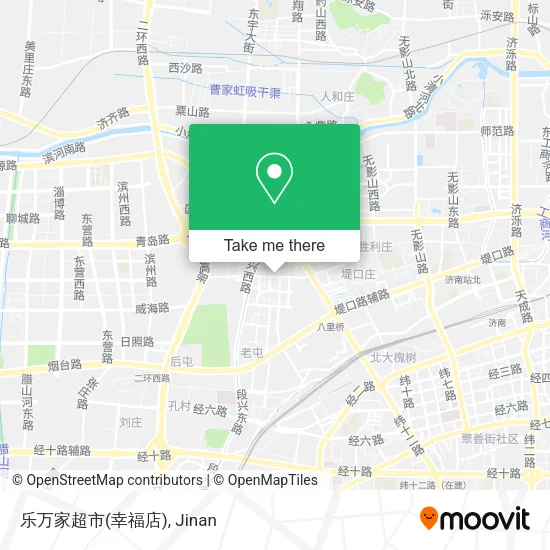 乐万家超市(幸福店) map