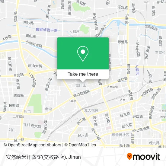 安然纳米汗蒸馆(交校路店) map