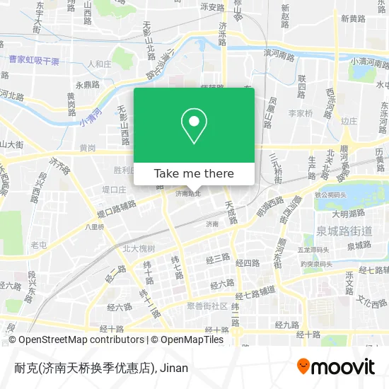耐克(济南天桥换季优惠店) map