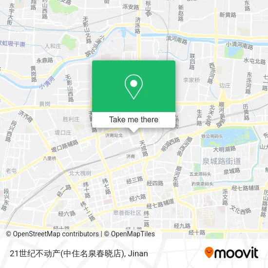 21世纪不动产(中住名泉春晓店) map