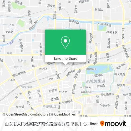 山东省人民检察院济南铁路运输分院-举报中心 map