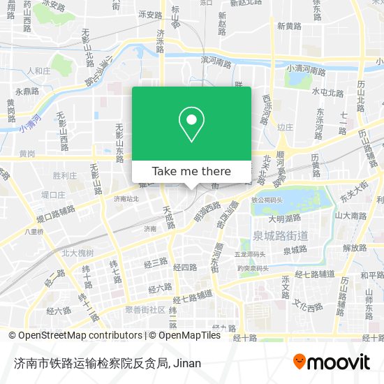 济南市铁路运输检察院反贪局 map