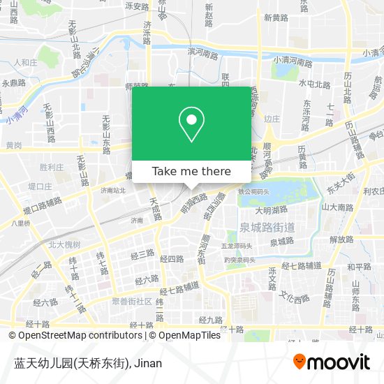 蓝天幼儿园(天桥东街) map