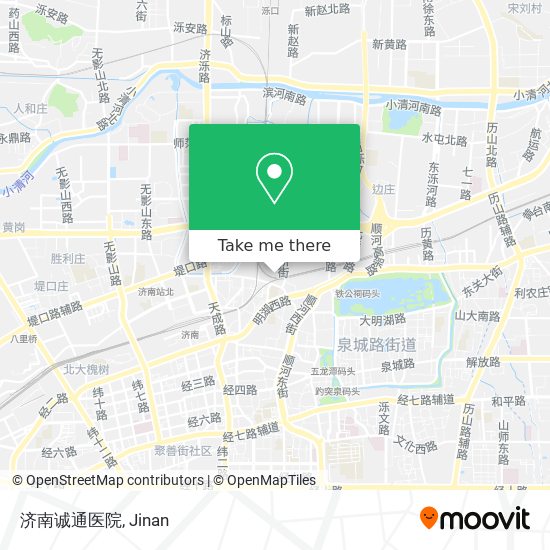 济南诚通医院 map