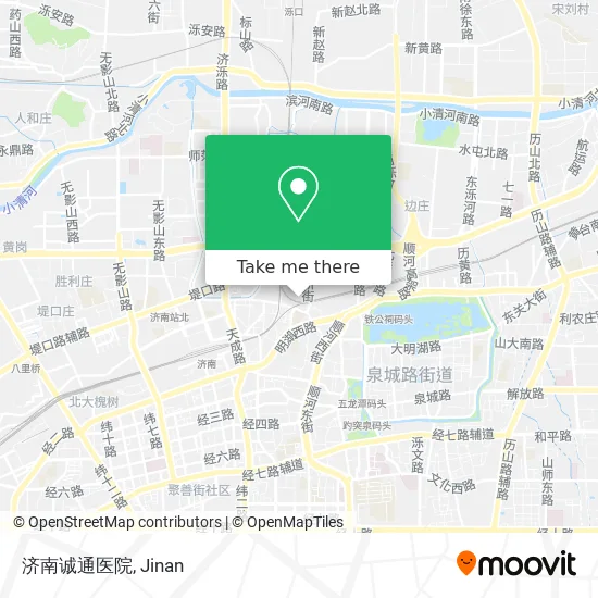 济南诚通医院 map