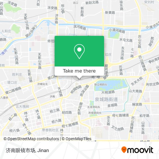 济南眼镜市场 map