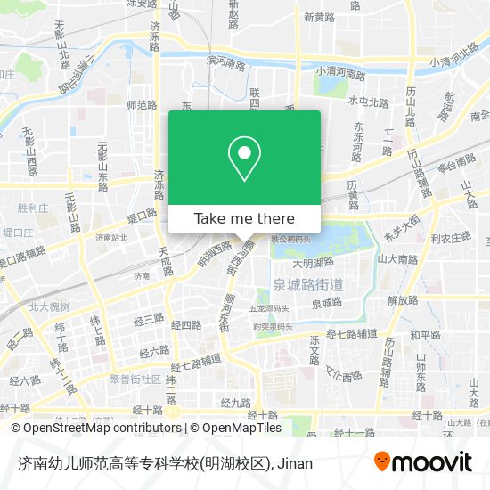 济南幼儿师范高等专科学校(明湖校区) map