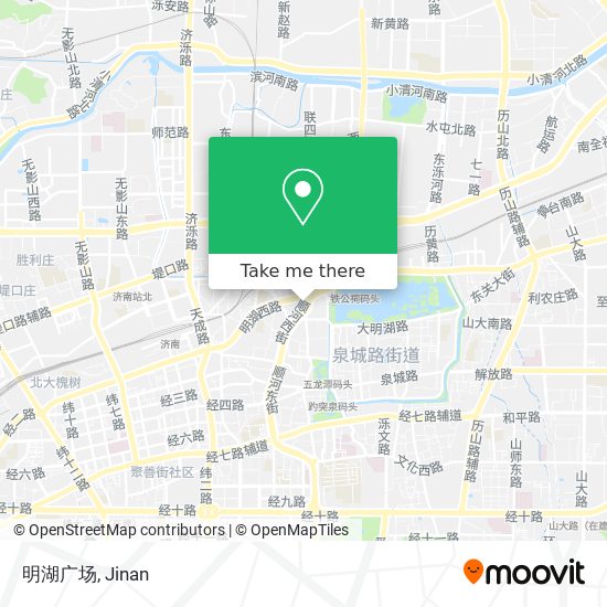 明湖广场 map