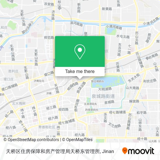 天桥区住房保障和房产管理局天桥东管理所 map