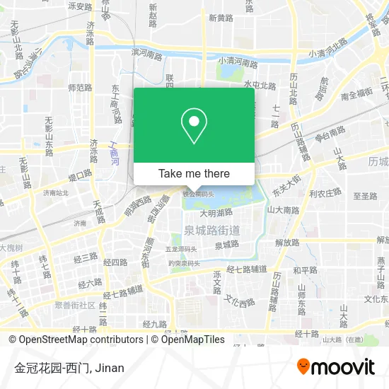 金冠花园-西门 map