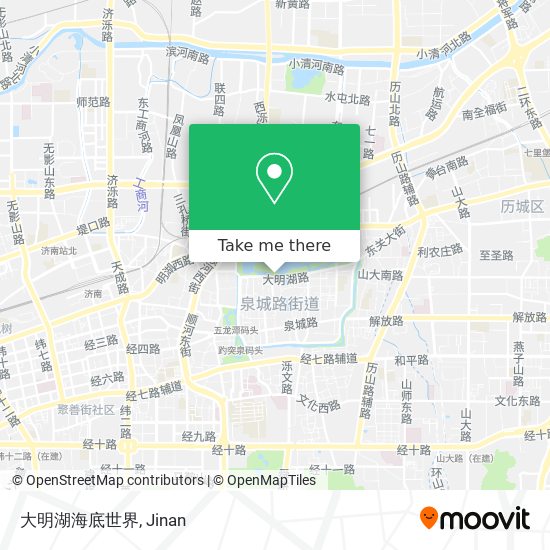 大明湖海底世界 map