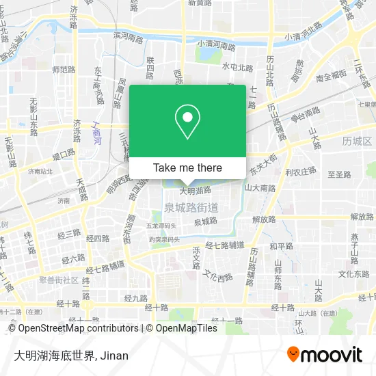 大明湖海底世界 map