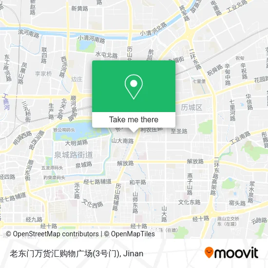 老东门万货汇购物广场(3号门) map