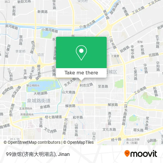 99旅馆(济南大明湖店) map
