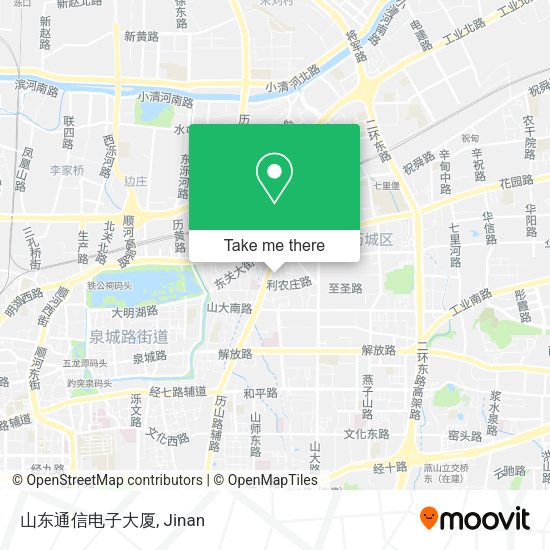 山东通信电子大厦 map