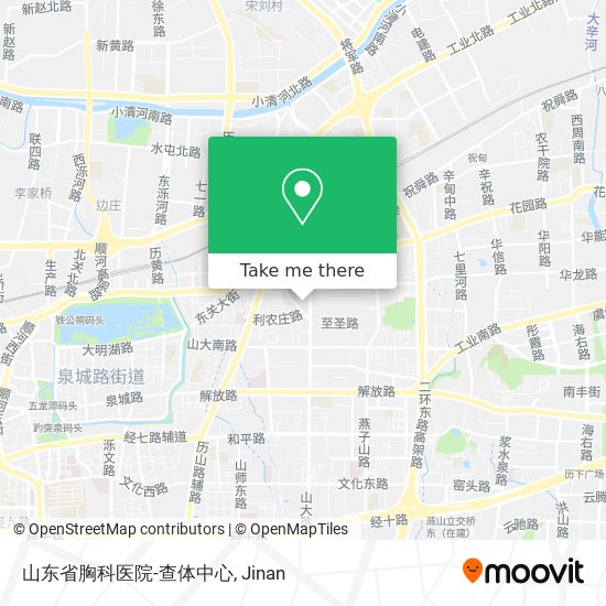 山东省胸科医院-查体中心 map