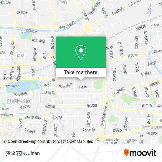 黄金花园 map