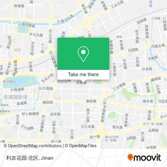利农花园-北区 map