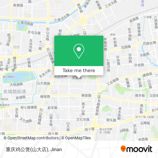 重庆鸡公煲(山大店) map