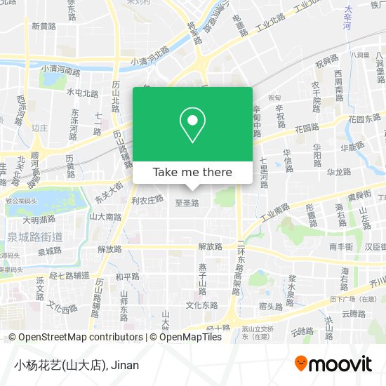 小杨花艺(山大店) map