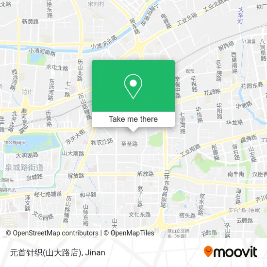 元首针织(山大路店) map