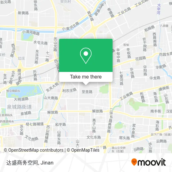 达盛商务空间 map