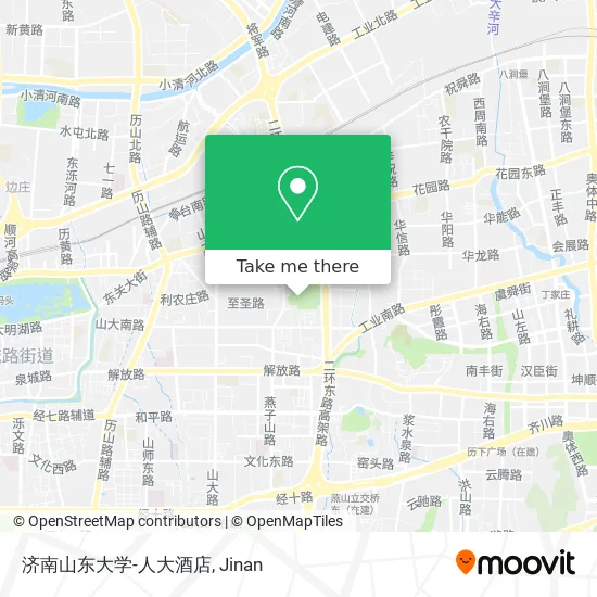 济南山东大学-人大酒店 map