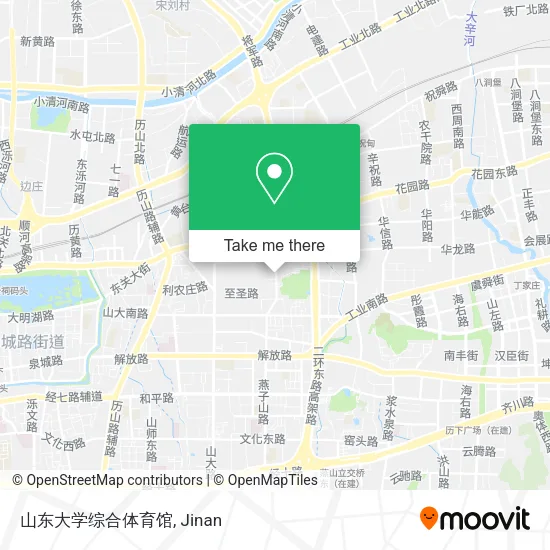 山东大学综合体育馆 map