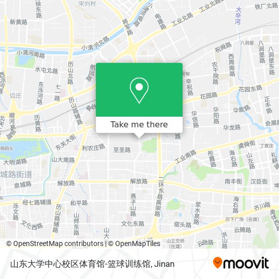 山东大学中心校区体育馆-篮球训练馆 map