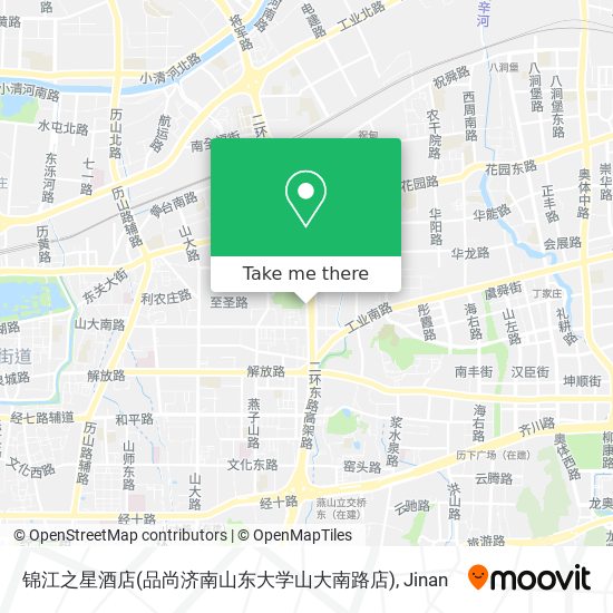 锦江之星酒店(品尚济南山东大学山大南路店) map