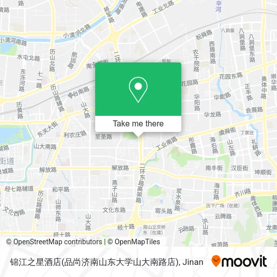锦江之星酒店(品尚济南山东大学山大南路店) map