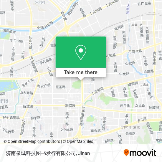 济南泉城科技图书发行有限公司 map