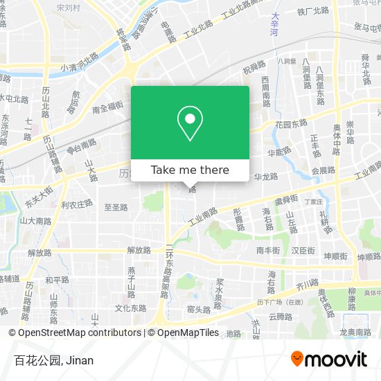 百花公园 map