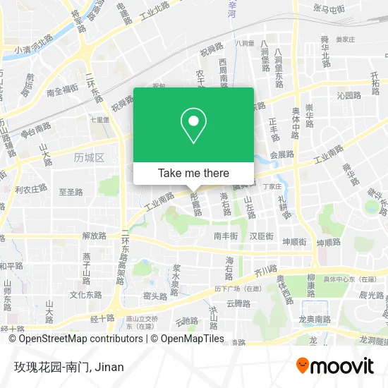 玫瑰花园-南门 map