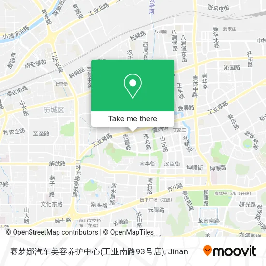 赛梦娜汽车美容养护中心(工业南路93号店) map