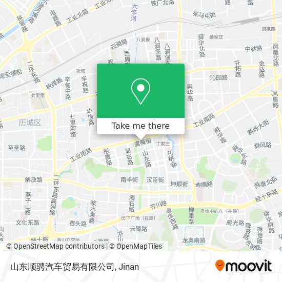 山东顺骋汽车贸易有限公司 map