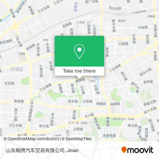 山东顺骋汽车贸易有限公司 map