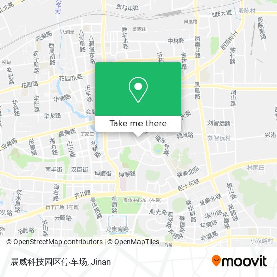 展威科技园区停车场 map